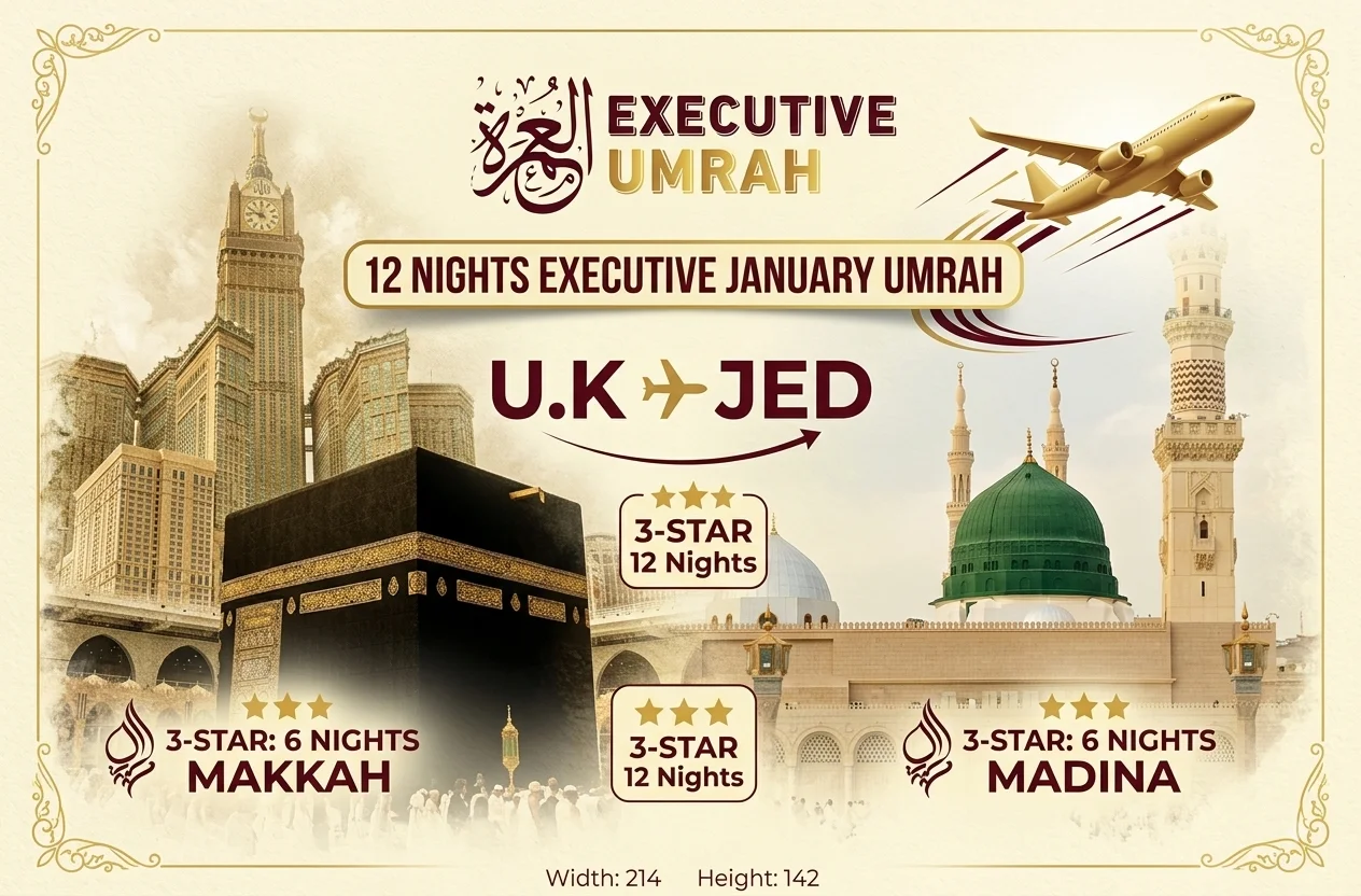 12 Nights Executive January Umrah